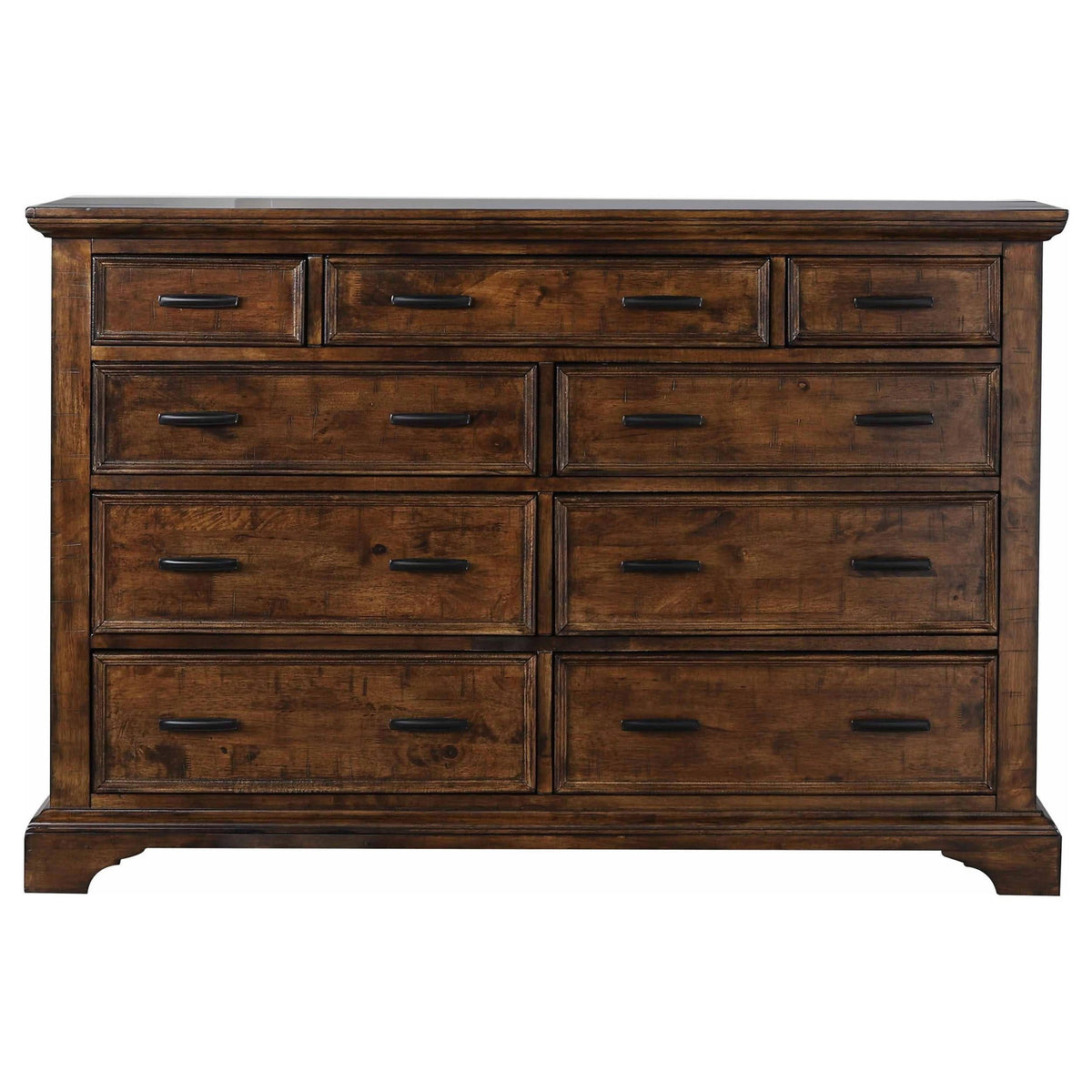 Juego de dormitorio California King de 4 piezas Elk Grove Bourbon