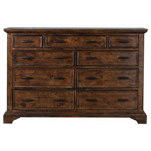 Juego de dormitorio California King de 4 piezas Elk Grove Bourbon