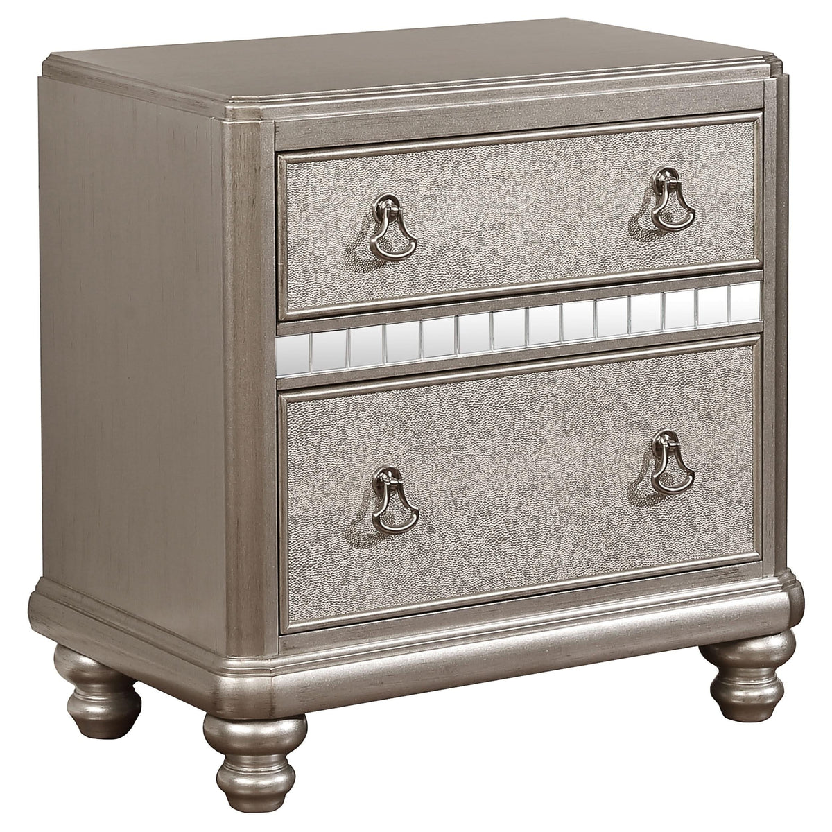 Juego de dormitorio California King de 5 piezas Bling Game Platinum