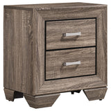 Juego de dormitorio Kauffman Eastern King de 5 piezas en color topo lavado
