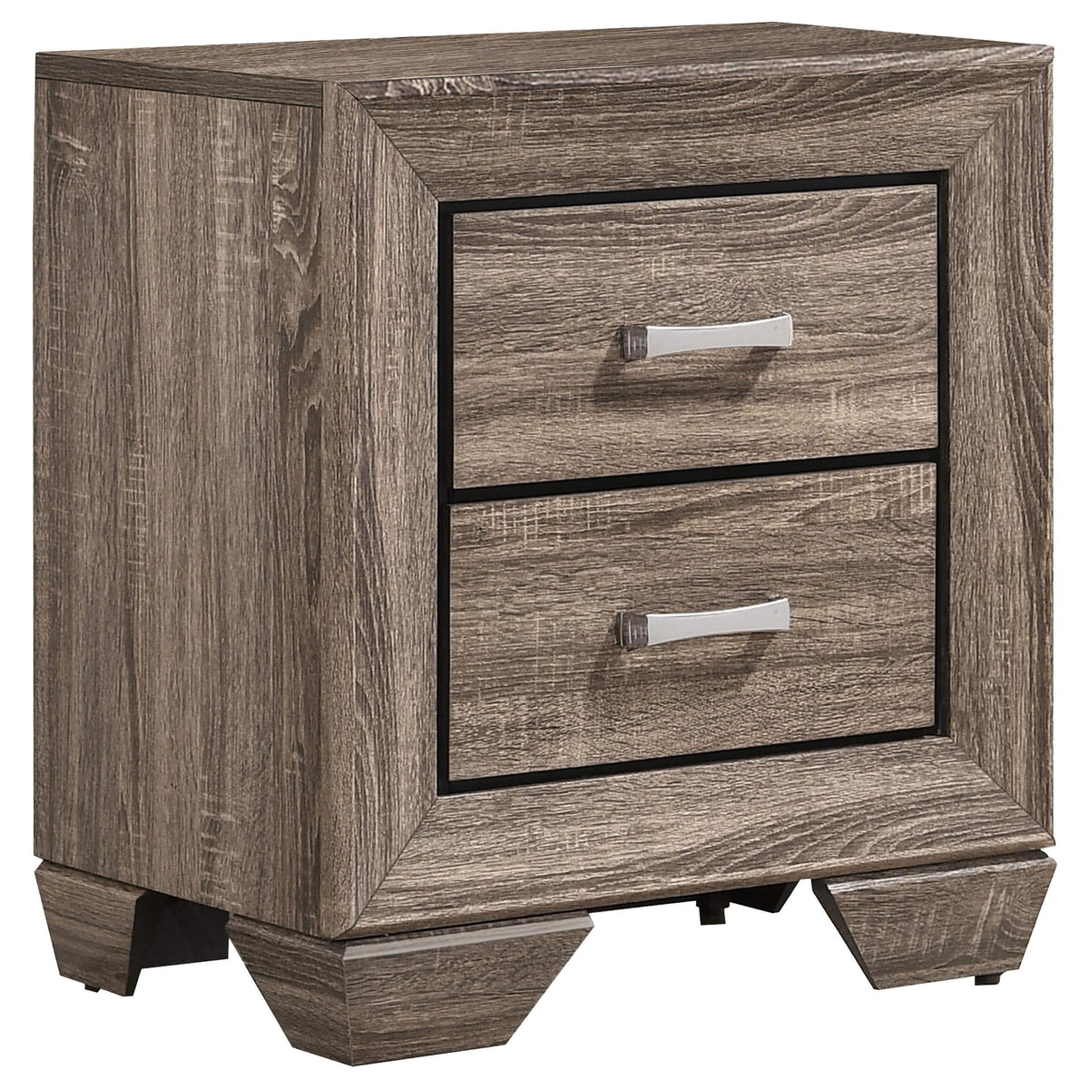Juego de dormitorio Kauffman Eastern King de 5 piezas en color topo lavado