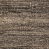 Cama California King con paneles Kauffman Wood en color topo lavado