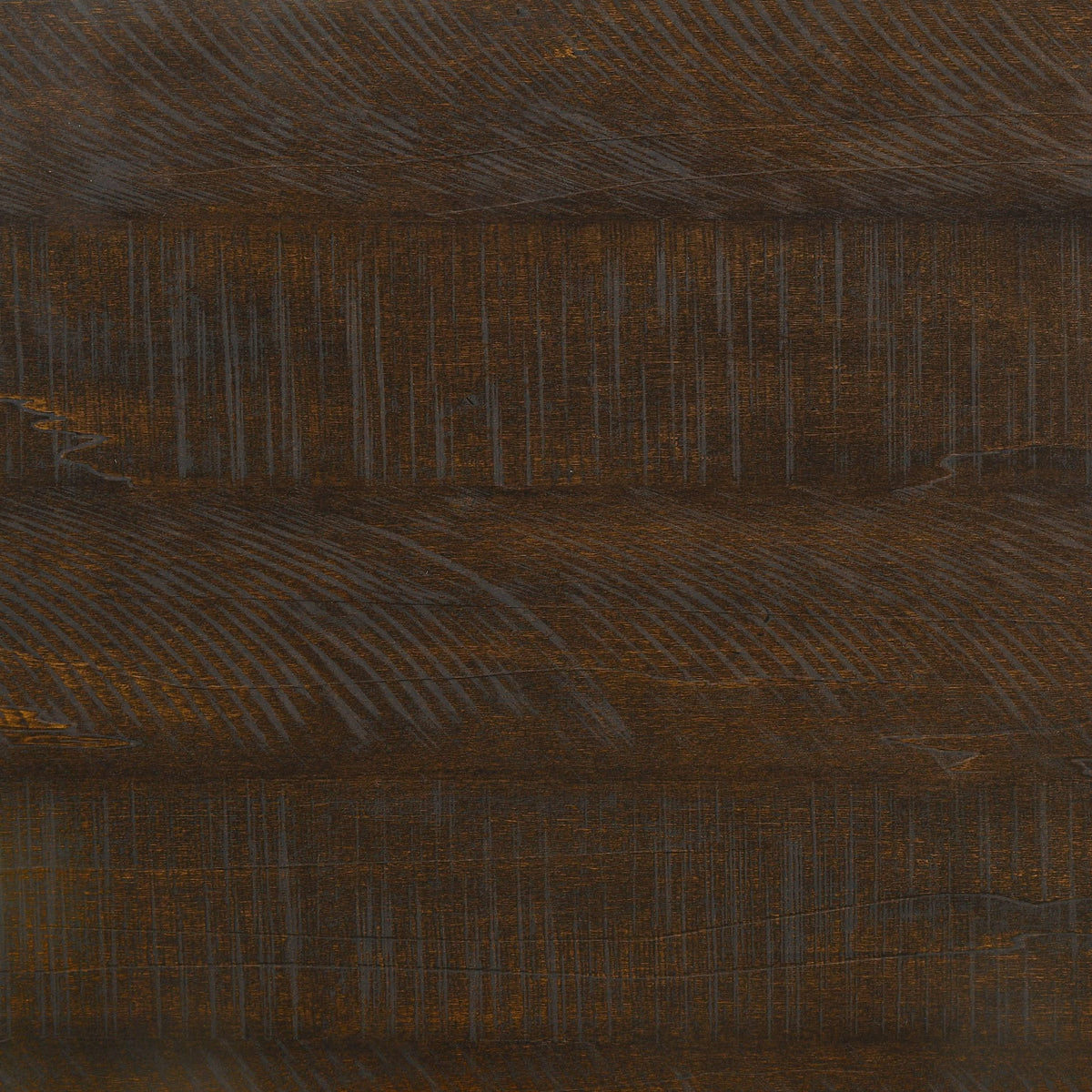 Cama Edmonton Wood Eastern King con paneles, color tabaco rústico