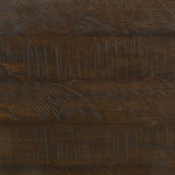 Cama Edmonton Wood Eastern King con paneles, color tabaco rústico