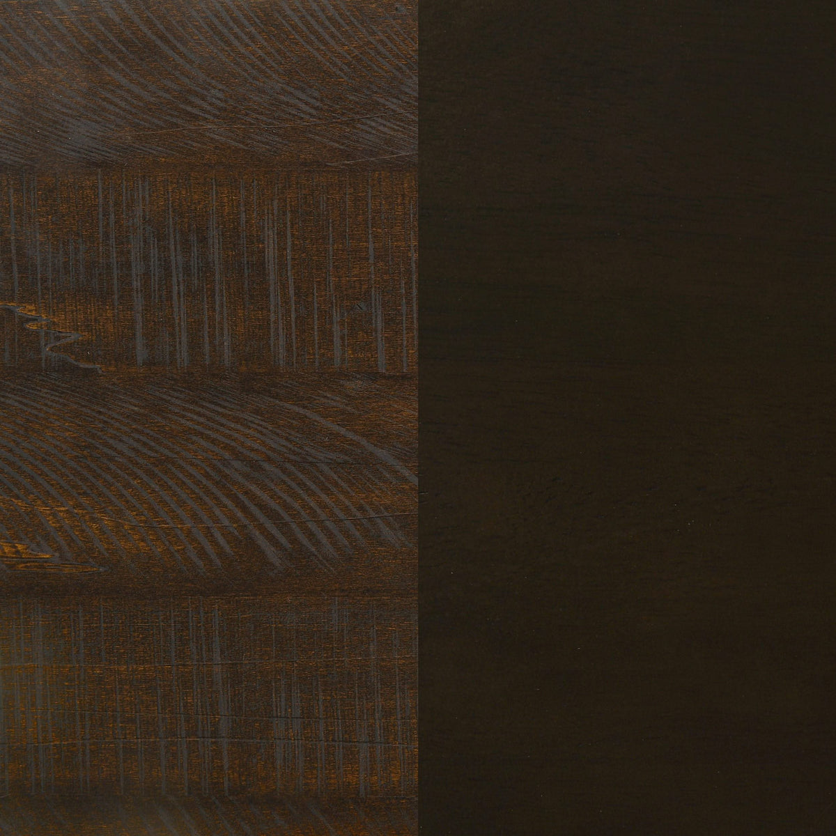 Cama Edmonton Wood Eastern King con paneles, color tabaco rústico