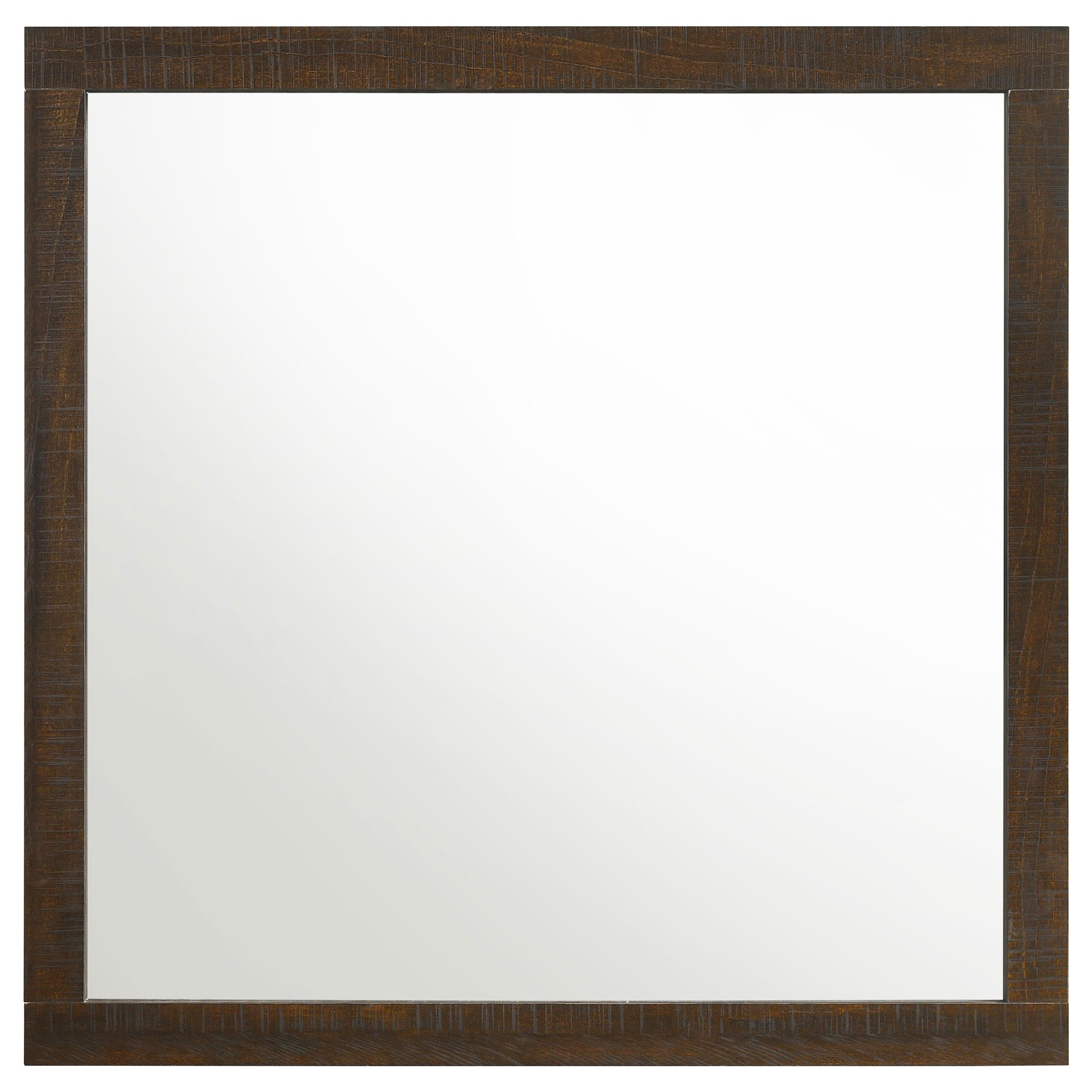Edmonton Dresser Mirror Rustic Tobacco