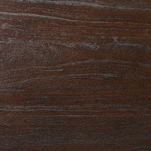 Cama con paneles Kauffman Wood Eastern King en color cacao oscuro
