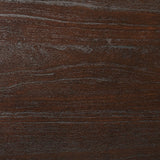 Cama Queen con paneles de madera Kauffman en color cacao oscuro