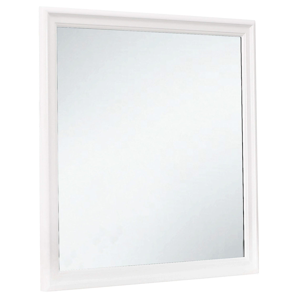 Juego de dormitorio completo de 5 piezas Louis Philippe blanco