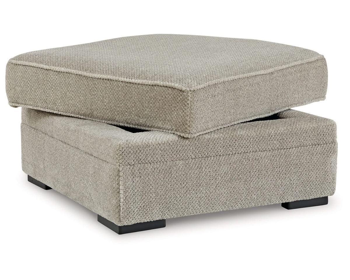 Calnita Oversized Swivel Chair and Ottoman