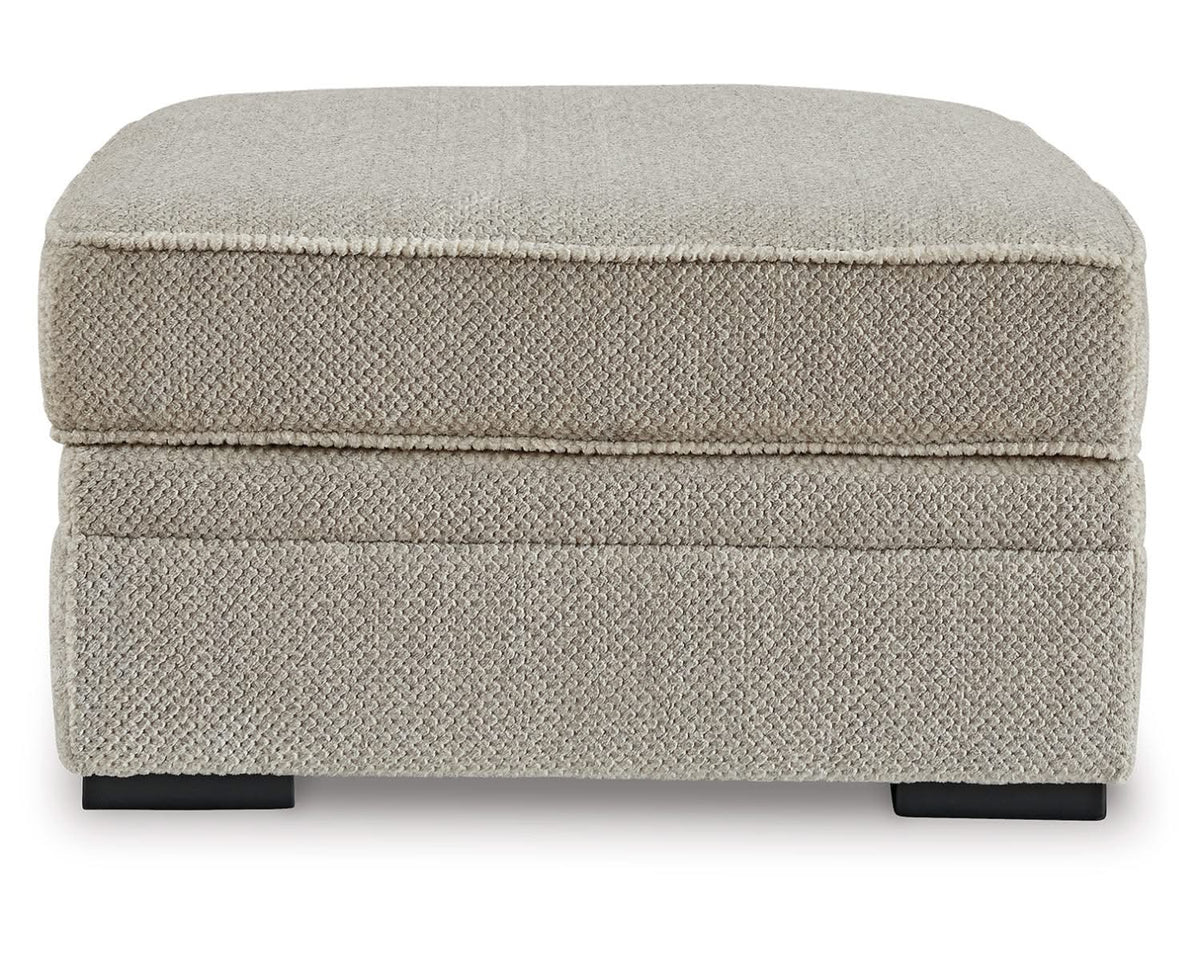 Calnita Oversized Swivel Chair and Ottoman