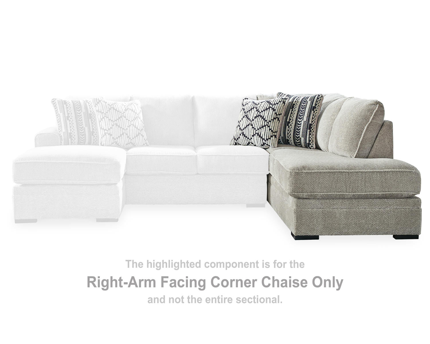 Calnita Right-Arm Facing Corner Chaise