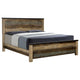 Cama Sembene Eastern King con paneles, color antiguo multicolor