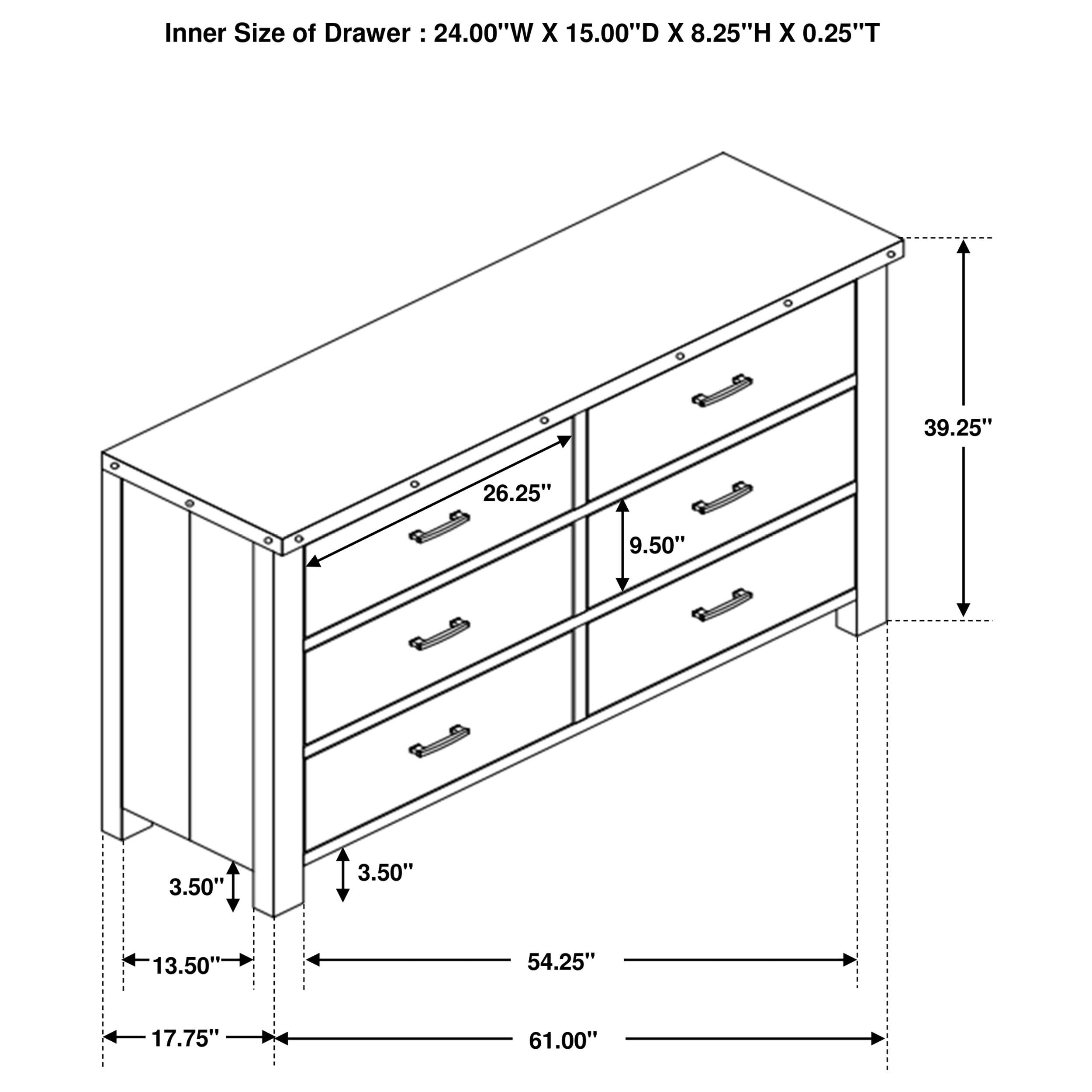 Sembene Bedroom Set Multicolor and Antique Multi