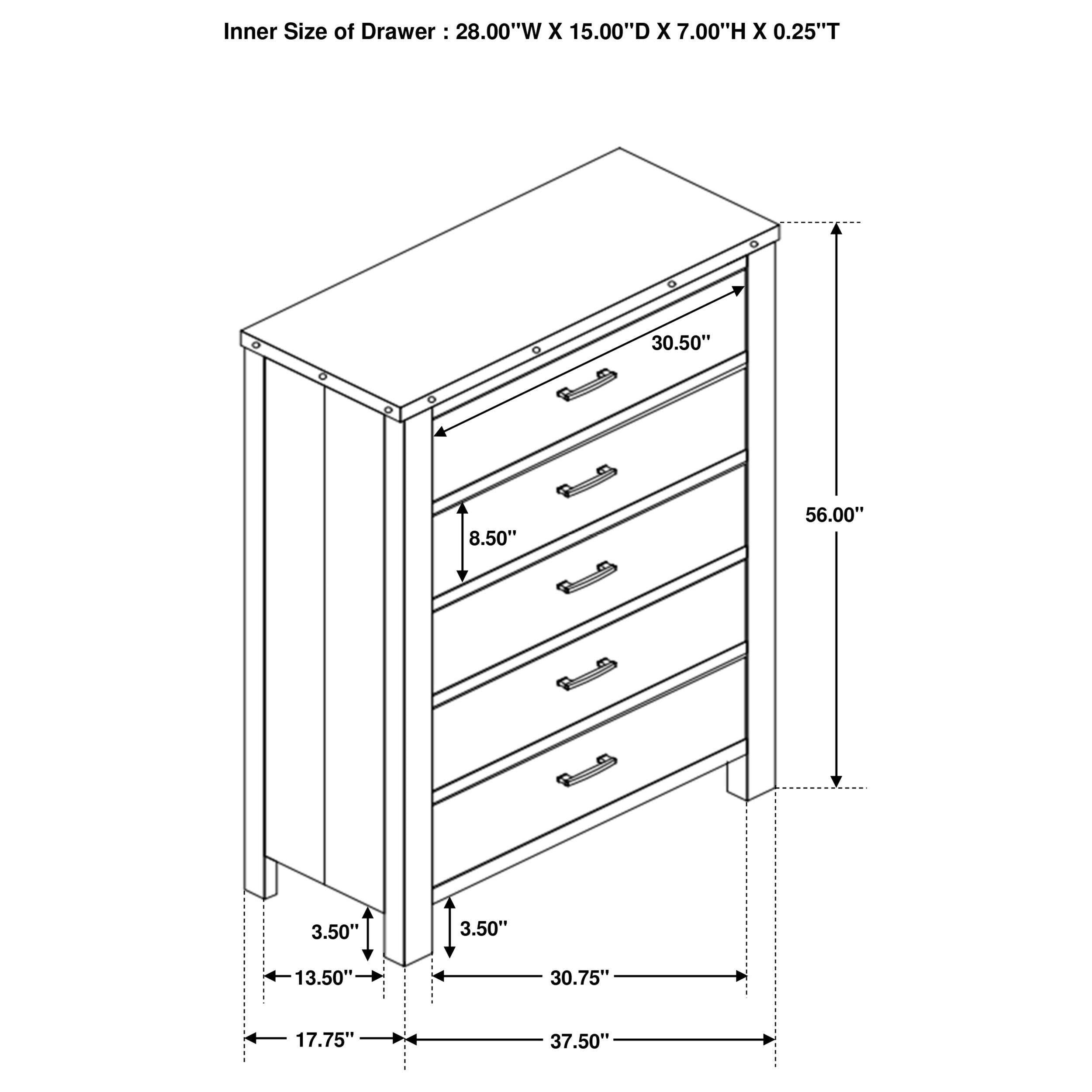 Sembene Bedroom Set Multicolor and Antique Multi