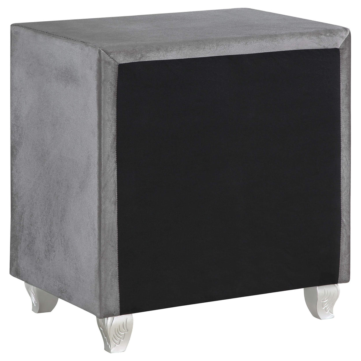 Juego de dormitorio Queen Deanna de 5 piezas en gris