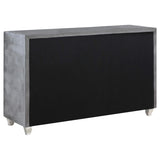 Juego de dormitorio Queen Deanna de 5 piezas en gris