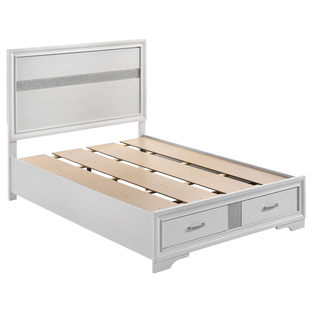 Juego de dormitorio completo Miranda de 5 piezas blanco
