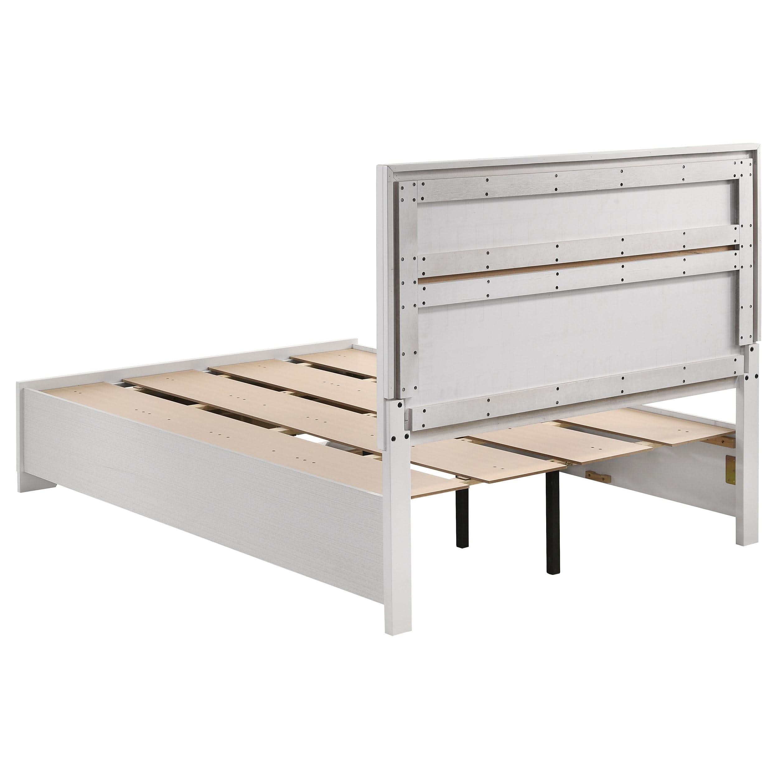 Juego de dormitorio completo Miranda de 5 piezas blanco