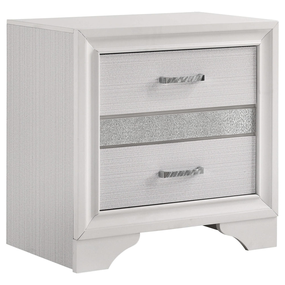 Juego de dormitorio completo Miranda de 5 piezas blanco