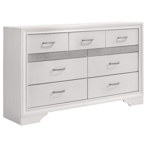 Juego de dormitorio completo Miranda de 5 piezas blanco