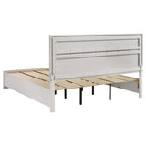 Miranda 51-inch Wood Eastern King Storage Panel Bed White