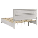 Juego de dormitorio Miranda California King de 5 piezas, blanco