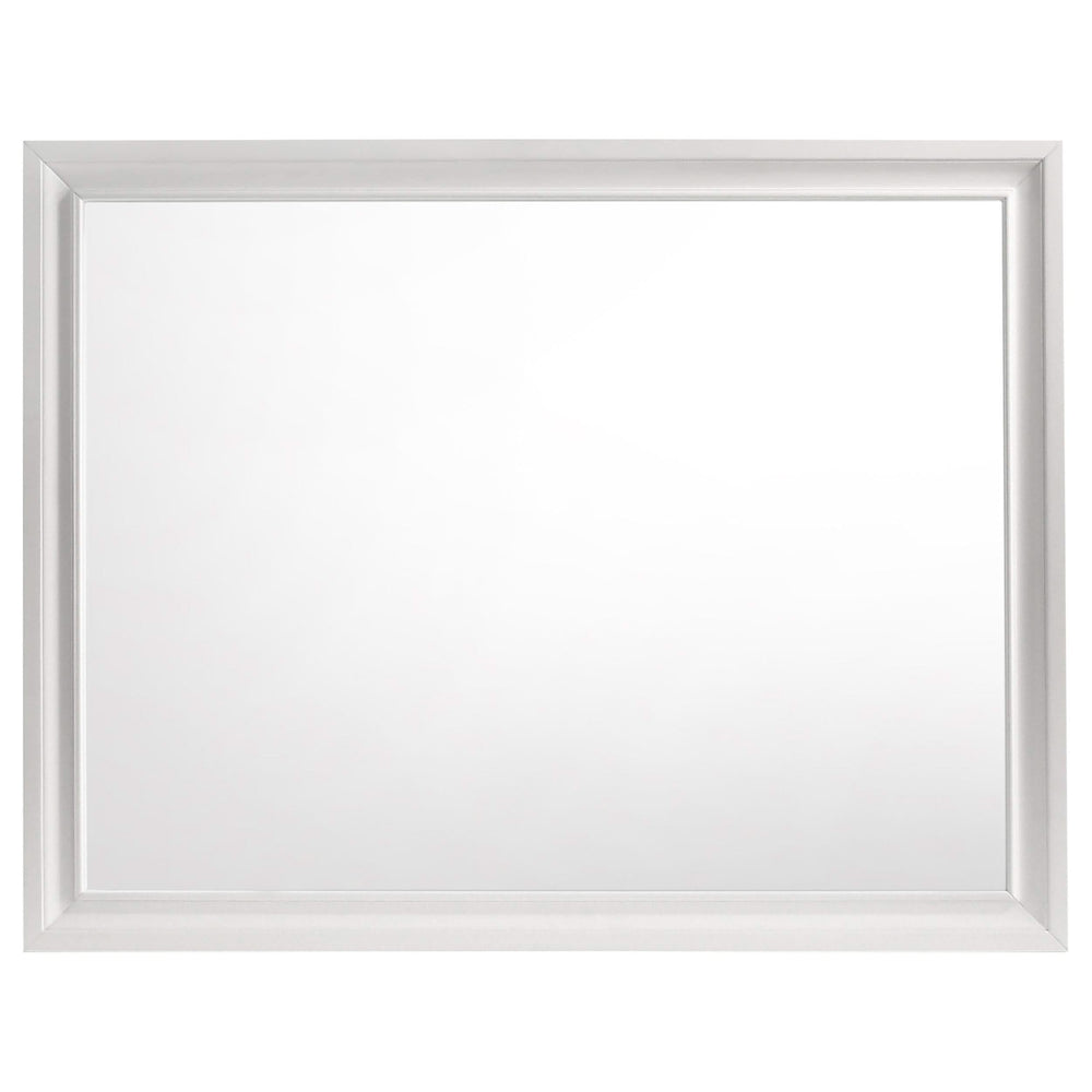 Juego de dormitorio Miranda California King de 5 piezas, blanco