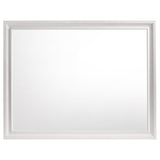 Juego de dormitorio Miranda California King de 5 piezas, blanco