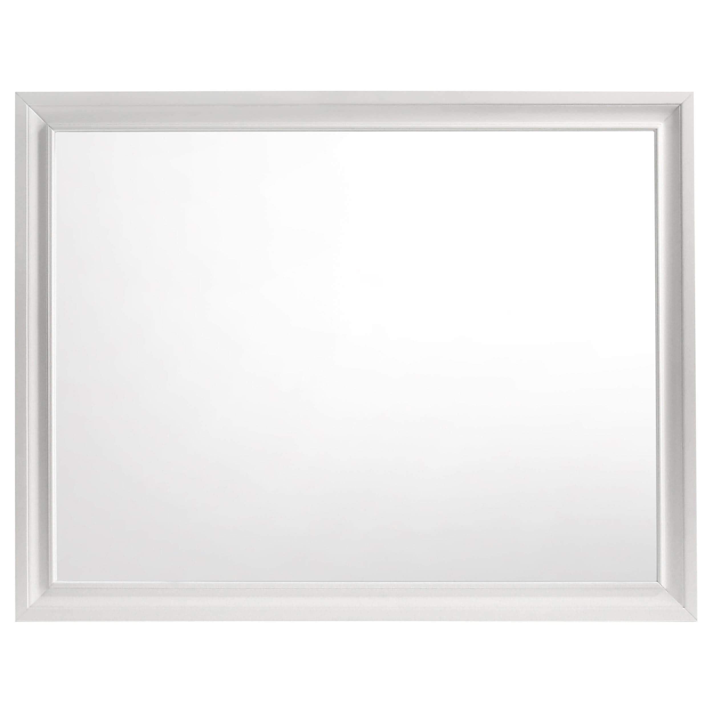 Juego de dormitorio Miranda California King de 5 piezas, blanco