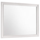 Juego de dormitorio Miranda de 4 piezas tamaño Queen en blanco