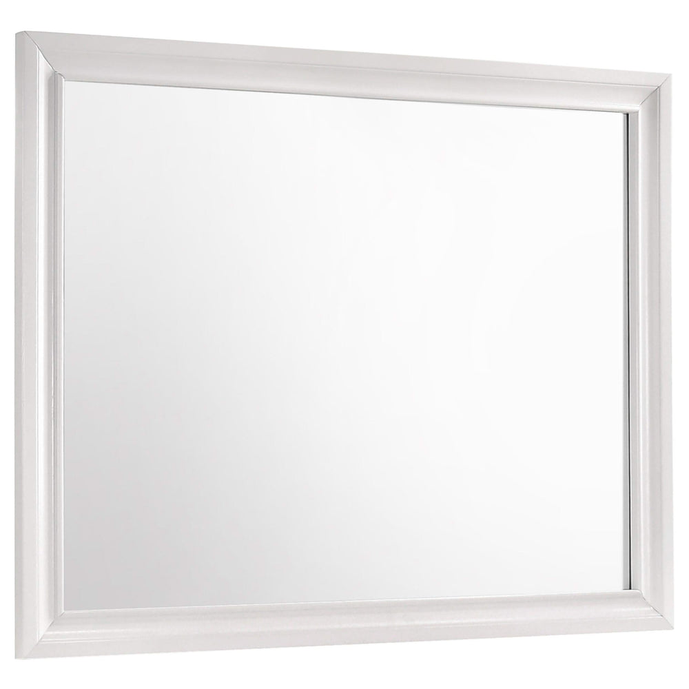 Juego de dormitorio doble Miranda de 5 piezas en blanco