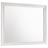 Juego de dormitorio doble Miranda de 5 piezas en blanco
