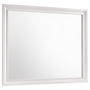 Juego de dormitorio doble Miranda de 5 piezas en blanco