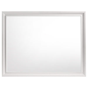 Juego de dormitorio doble Miranda de 5 piezas en blanco