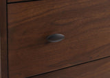 Juego de dormitorio completo de 4 piezas Robyn en nogal oscuro