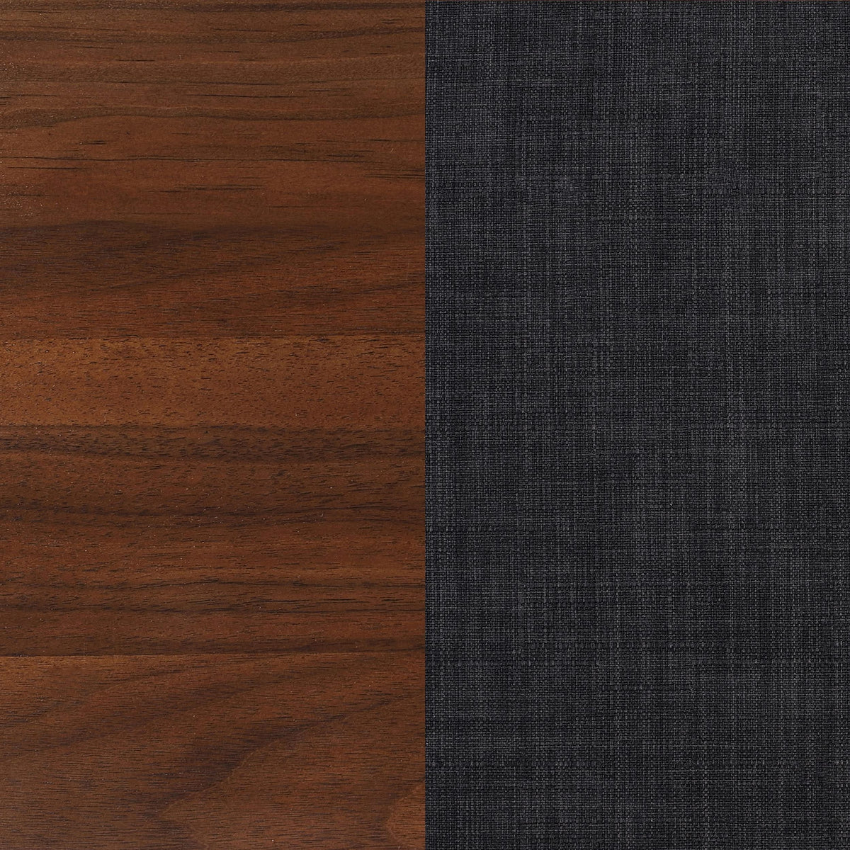 Cama de plataforma completa Robyn Wood en nogal oscuro