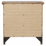 Brenner 3-drawer Nightstand Rustic Honey