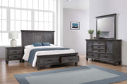 Franco 4-piece Queen Storage Bedroom Set Weathered Sage