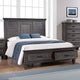 Franco Queen Platform Storage Bed Weathered Sage