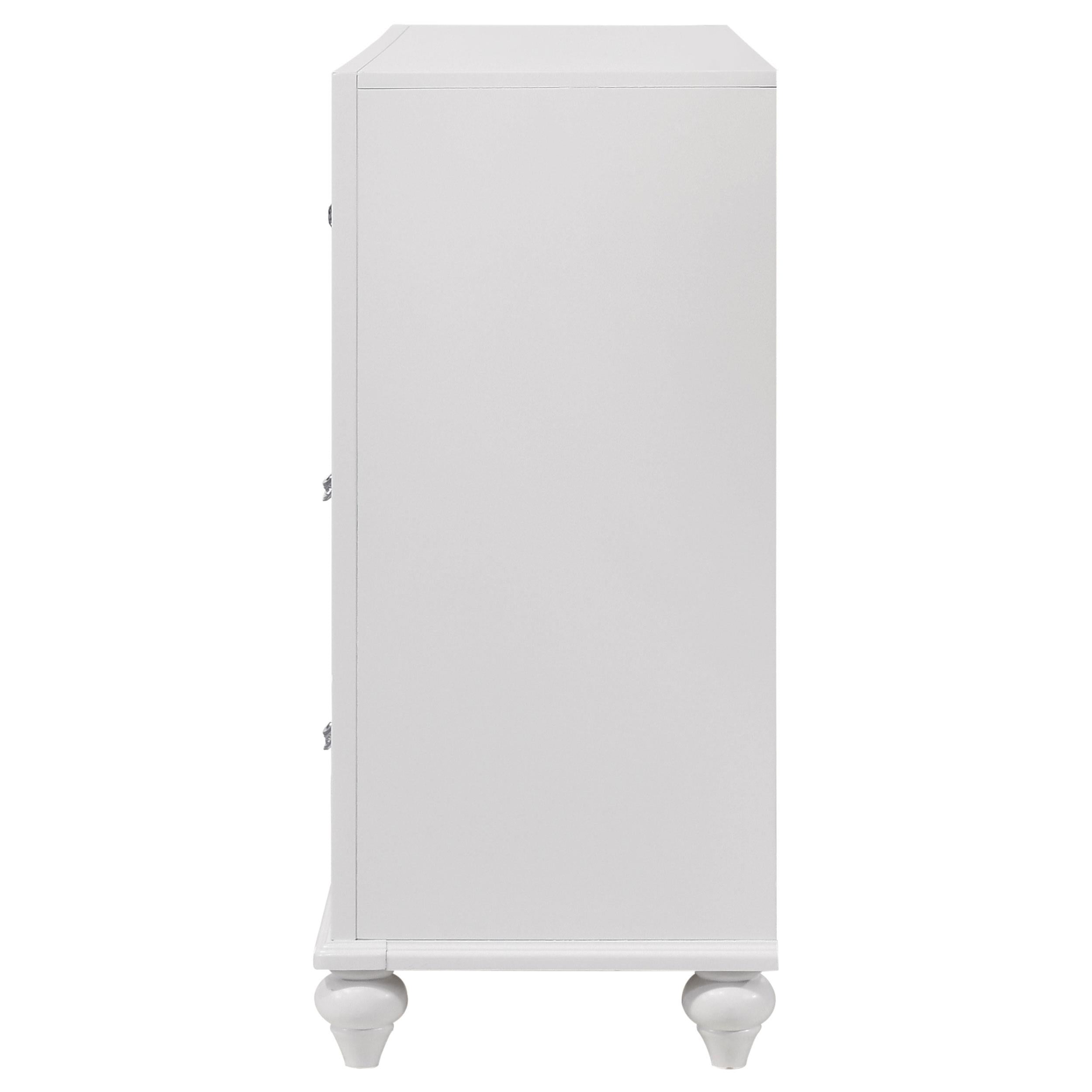 Barzini 7-drawer Dresser White