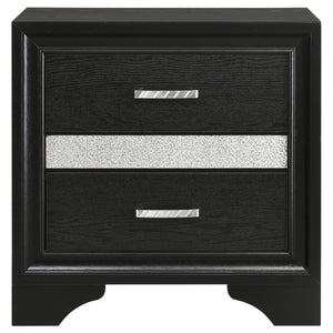 Miranda 4-piece Full Bedroom Set Black