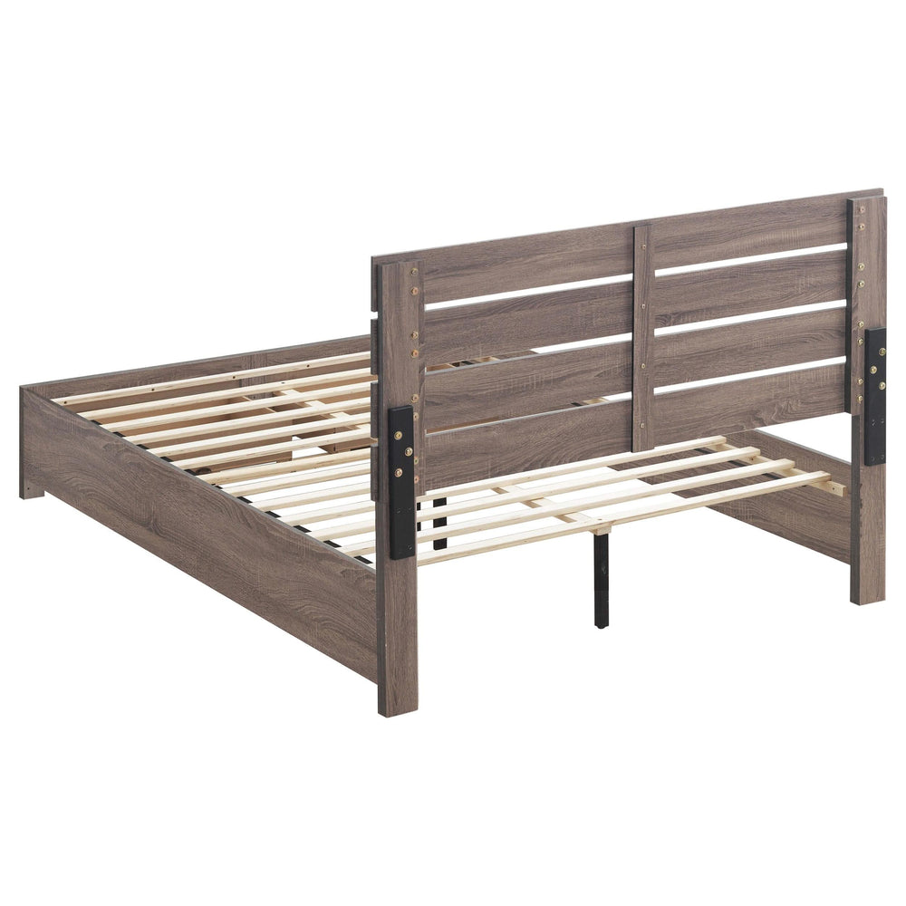Juego de dormitorio Brantford de 4 piezas tamaño Queen en roble barril