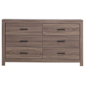 Juego de dormitorio Brantford de 4 piezas tamaño Queen en roble barril