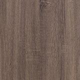 Cama King con paneles Brantford Wood Eastern en roble barril