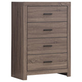 Juego de dormitorio Brantford de 5 piezas tamaño Queen en roble barril