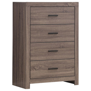 Juego de dormitorio Brantford de 5 piezas tamaño Queen en roble barril