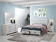 Juego de dormitorio Brantford de 4 piezas Eastern King en blanco costero