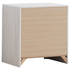 Juego de dormitorio Brantford de 4 piezas Eastern King en blanco costero