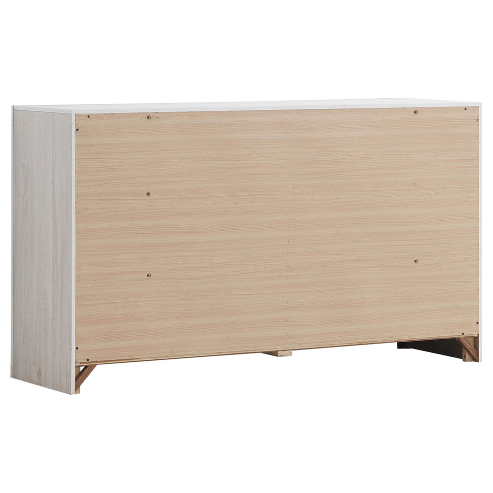 Juego de dormitorio Brantford de 4 piezas Eastern King en blanco costero